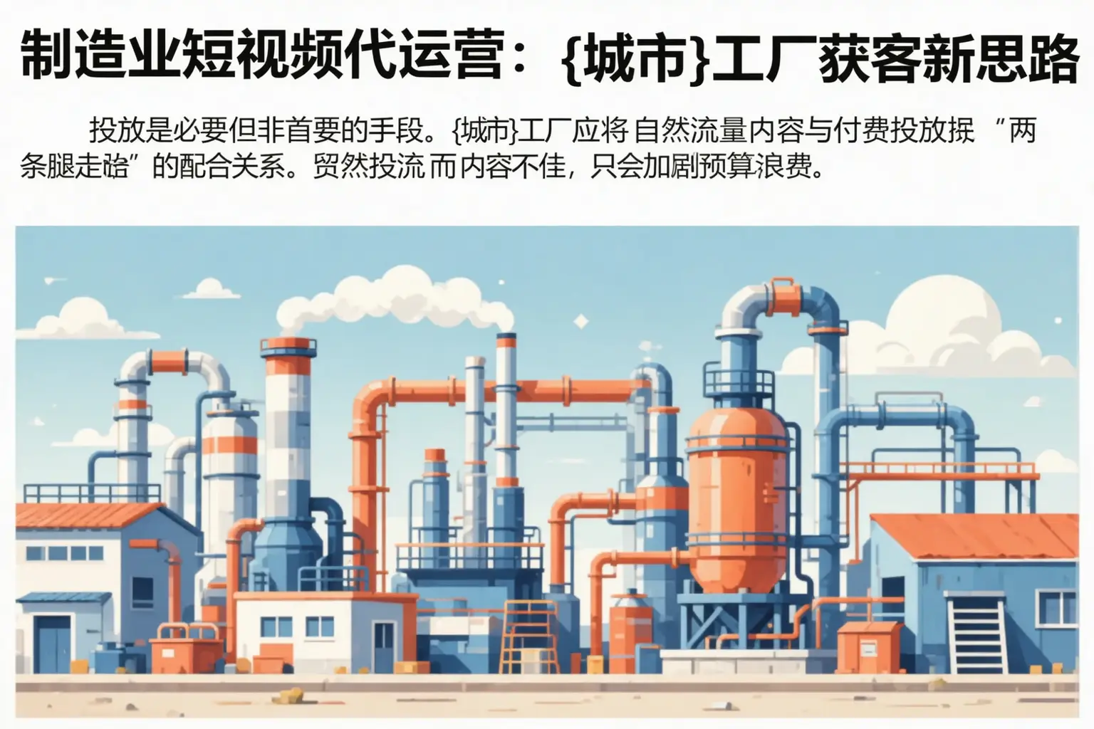 制造业短视频代运营:潼关工厂获客新思路